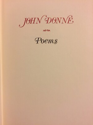 John Donne/Poems 1978 Franklin Library Leather Bound-image