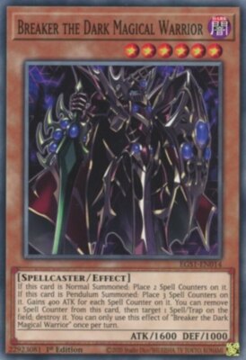  1x Breaker the Dark Magical Warrior - EGS1-EN014 - Common - 1st Edition - Egypt-image