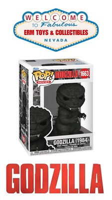 Funko Pop! Movies: Godzilla - Godzilla (1984) With EcoTEK Pop! Protector-image