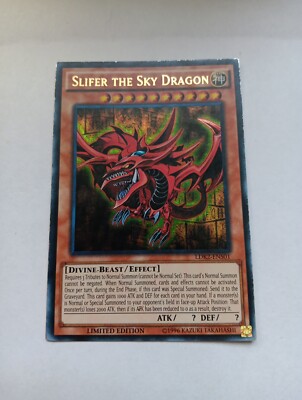 Yu-Gi-Oh! TCG 1x Slifer The Sky Dragon LDK2-ENS01 x1 YUGIOH! ULTRA . UNLM-image