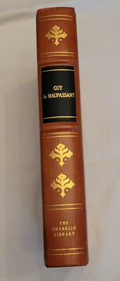 GUY DE MAUPASSANT STORIES 1977 Franklin Library  Leather Hardback-image