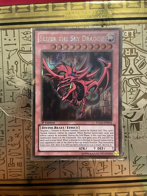 Gold Secret Rare God Card Set 1st Editon PGLD Near Mint/Mint-image