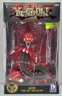Yu-Gi-Oh! Slifer The Sky Dragon Phatmojo Series 1 Figure Limited Edition w/ CARD-image