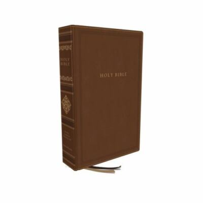 KJV, Personal Size Reference Bible, Sovereign Collection, Leathersoft, Brown, ..-image