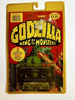 Godzilla King of the Monsters Cassette Story Tape Alien/Amphibion 1998-image