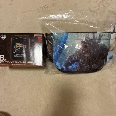 Godzilla-1.0 Mug & Multi-Box Ichiban Kuji B Prize Set Collectible Used-image