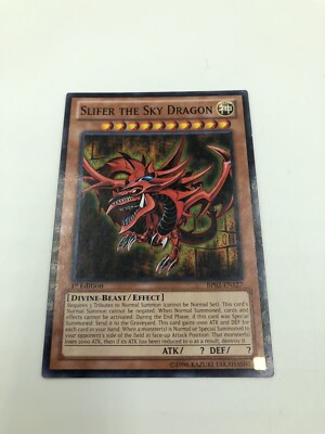 Yugioh Slifer the Sky Dragon BP02-EN127 Mosaic Rare 1st Edition Near Mint-image