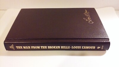 LOUIS L'AMOUR---Leatherette Book---THE MAN FROM THE BROKEN HILLS-image
