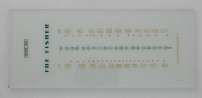 Fisher 680T Chassis Part : Dial Glass for Fisher Ambassador V Console-image