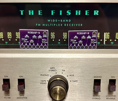 The Fisher 500C, 500B, 400 Receiver PEC PC50187-9 tone control board upgrade!-image