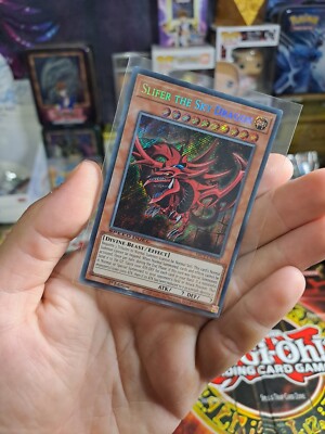 Yugioh - Slifer the Sky Dragon - Secret Rare - SBC1-ENH01 - 1st Ed - Near Mint-image