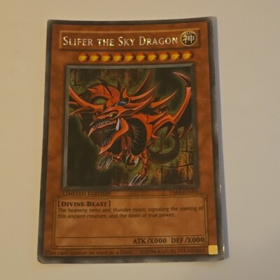 Yugioh!  Slifer the Sky Dragon - YMA-EN001 - Secret Rare - Limited Edition-image