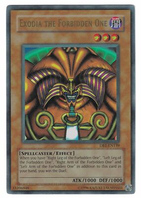 Exodia the Forbidden One DB1-EN139 Unlimited Ultra Rare LP-image