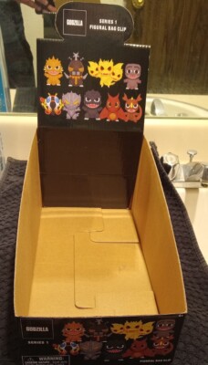 EMPTY FIGURAL BAG CLIP DISPLAY BOX - GODZILLA-image