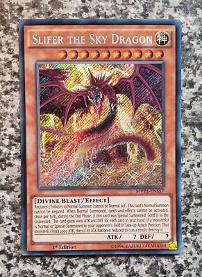 Yugioh Slifer the Sky Dragon MVP1-ENS57 Secret Rare 1st Edition NM-image
