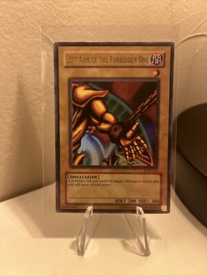 Left Arm of the Forbidden One (LOB-EN123) Ultra Rare Heavily Played Free Ship-image