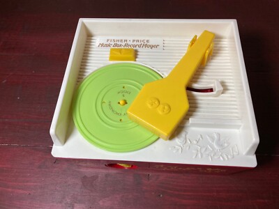Fisher Price Record Player Classic Toy Re Release with Records Works 2010-image