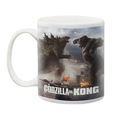 Godzilla vs Kong Kings Collide 11 Ounce Ceramic Mug-image