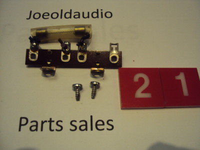 Fisher 203 Original Chassis Fuse w/ Mounting Hardware. Parting Out 203 Receiver.-image