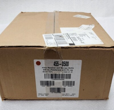 Thermo Scientific 455-0500 Rapid-Flow 500 mL Sterile Filter Storage Bottles-image