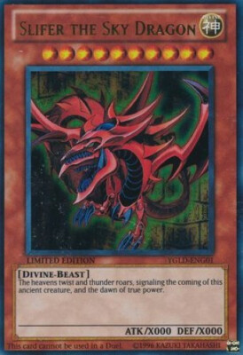 SLIFER THE SKY DRAGON (YGLD-ENG01) - YuGiOh Ultra Rare Limited Ed. Monster 2020-image