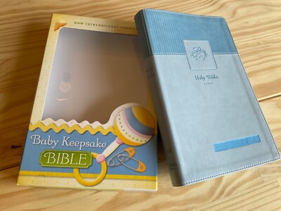 NIV Thinline Bible 2011 Blue Duo-Tone in Box-image