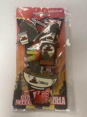 Godzilla - Godzilla Nissin Cup Noodle Limited-Edition 500 SDCC Lanyard & Pin Set-image