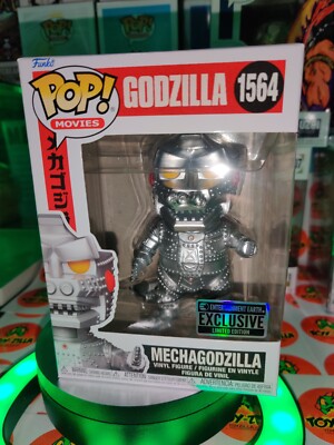 MINT IN HAND! FUNKO POP! Godzilla Mechagodzilla #1564 EE EXCLUSIVE +Case!-image