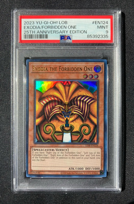 Yu-Gi-Oh! 25th LOB Legend Of Blue Eyes Exodia the Forbidden One PSA 9-image