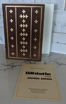 Whistle James Jones Franklin Library First 1st Edition Book 1978 new condition-image