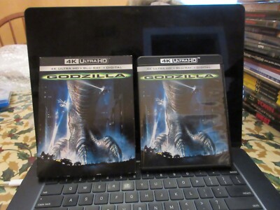 Godzilla (4K UHD / Blu-ray, 1998) w/ Rare OOP slipcover  PLS READ!!! BOX SHIP!-image