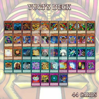 YUGI'S GOD DECK 44 CARDS | Slifer Obelisk Ra Dark Magician Girl  **HOT** + Bonus-image