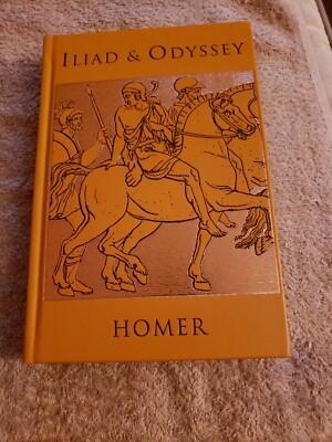 Iliad and Odyssey by Homer New Leather Bound Collectible 2011 -image